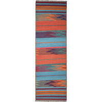 PersaTepp Teppich Kelim Gashgai multicolor B/L: ca. 64x207 cm Kelim Gashgai - multicolor (64,00/207,00cm) - PersaTepp