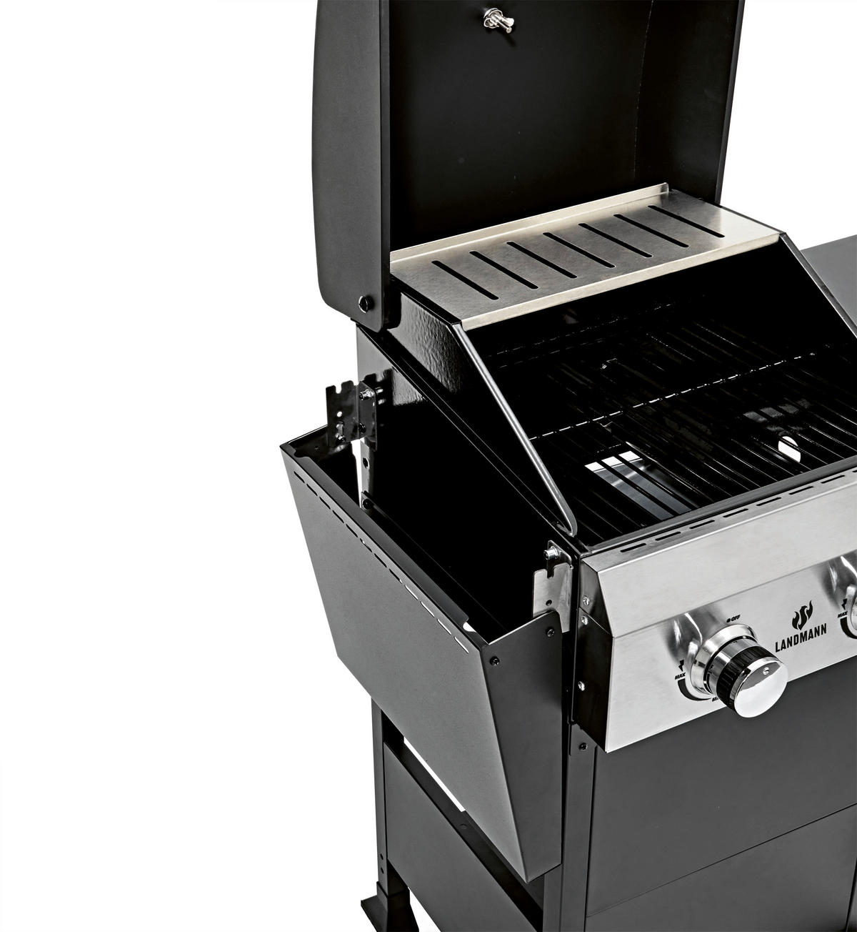 Landmann Gasgrill 2.0 Stahl B/H/L: ca. 55x104x104 cm 2.0 - schwarz (104,00/55,00/104,00cm) - Landmann