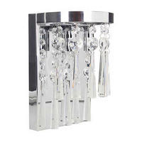 SPOT Light Wandleuchte 9018128 Chrom transparent Metall Klarglas B/H/T: ca. 16x23x13 cm G9 Luxoria - Chrom/transparent (16,00/23,00/13,00cm) - SPOT Light