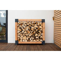 Westmann Kaminholzregal Michel natur B/H/L: ca. 40x120x138 cm Michel - natur (138,00/40,00/120,00cm) - Westmann