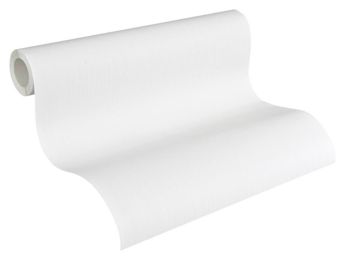 A.S.Creation Vliestapete weiß B/H/D: ca. 53x1005x9,2 cm Vliestapete - weiß (9,20/1005,00cm) - A.S.Creation