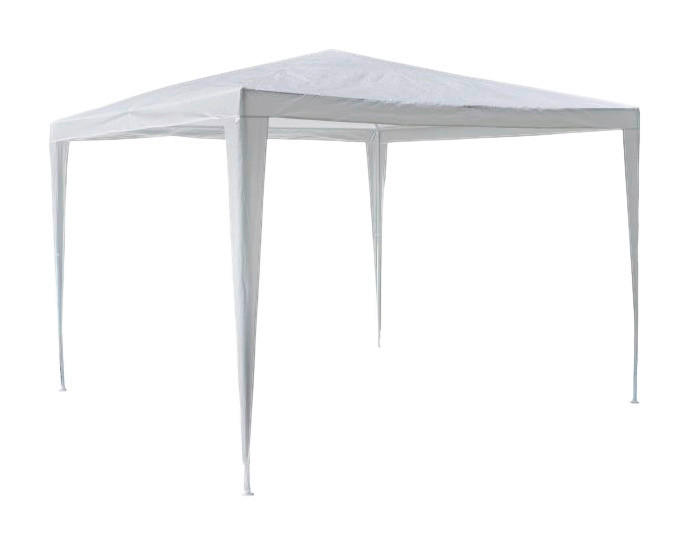 VCM Pavillon weiß Stahlrohr B/H/L: ca. 300x197x300 cm Pavillon_3x3m weiß - weiß (300,00/300,00/197,00cm) - VCM