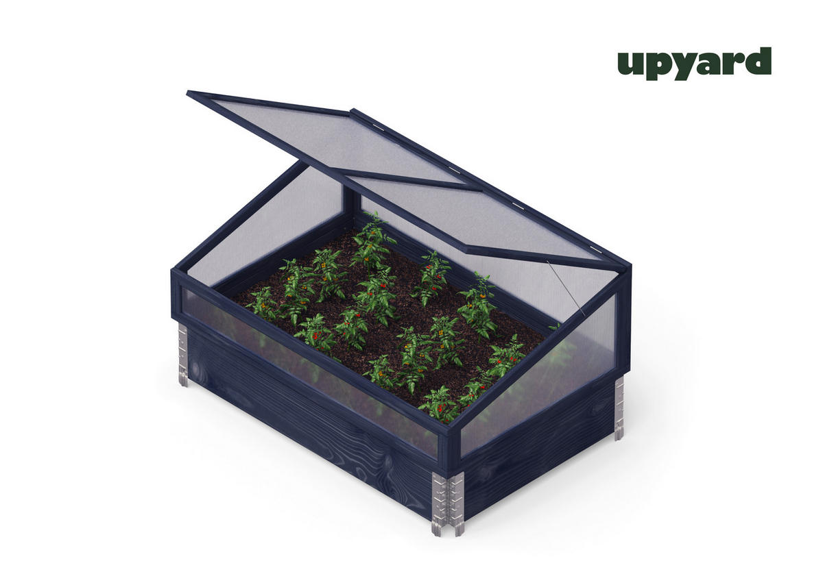 UPYARD Frühbeet ACCESSORIES schwarz Holz B/H/L: ca. 80x40x120 cm ACCESSORIES - schwarz (120,00/80,00/40,00cm) - UPYARD