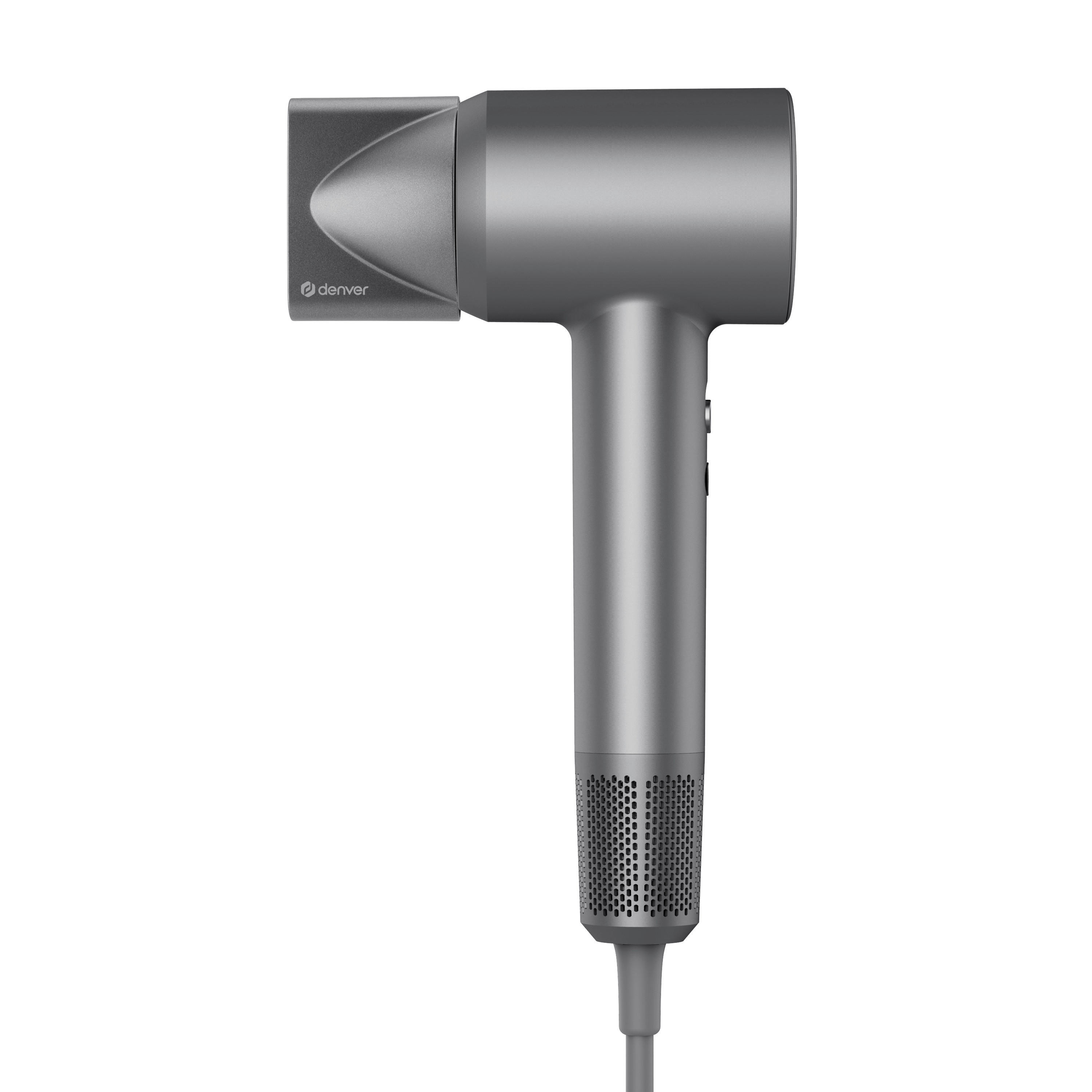 Denver Haartrockner HDD-1400DGR dunkelgrau Metall B/H/L: ca. 7x28x8,9 cm Haartrockner HDD-1400DGR - dunkelgrau (8,90/7,00/28,00cm) - Denver