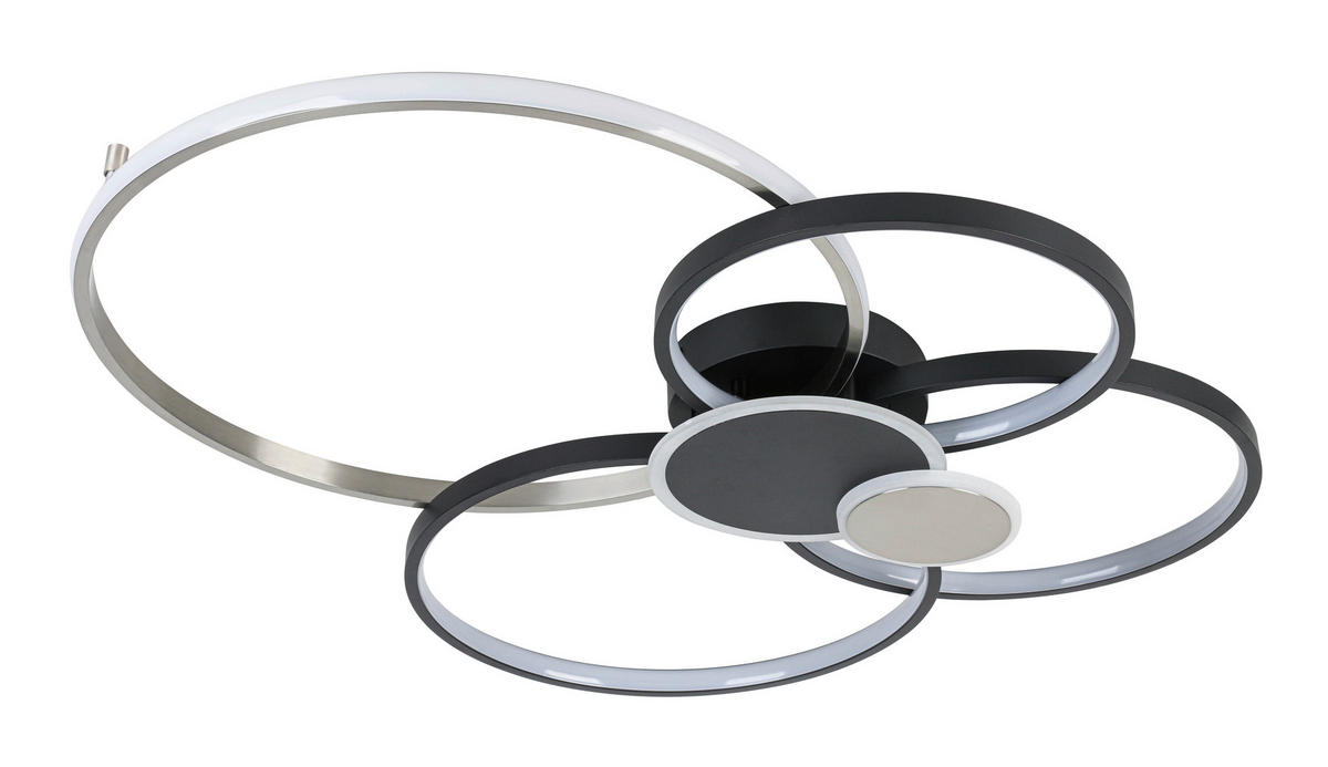 Nolo Lighting LED-Deckenleuchte schwarz Aluminium B/H/L: ca. 64x11x80 cm LED-Deckenleuchte_Big - schwarz (80,00/64,00/11,00cm) - Nolo Lighting