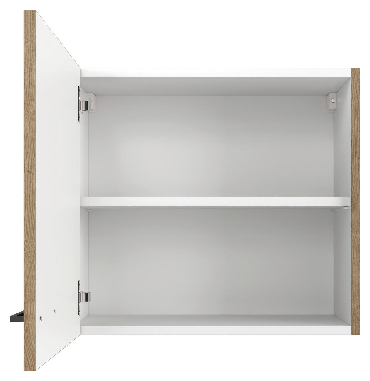Flex-Well Hängeschrank Cara grün B/H/T: ca. 60x54,8x32 cm Cara - Eiche/schwarz (60,00/54,80/32,00cm) - Flex-Well