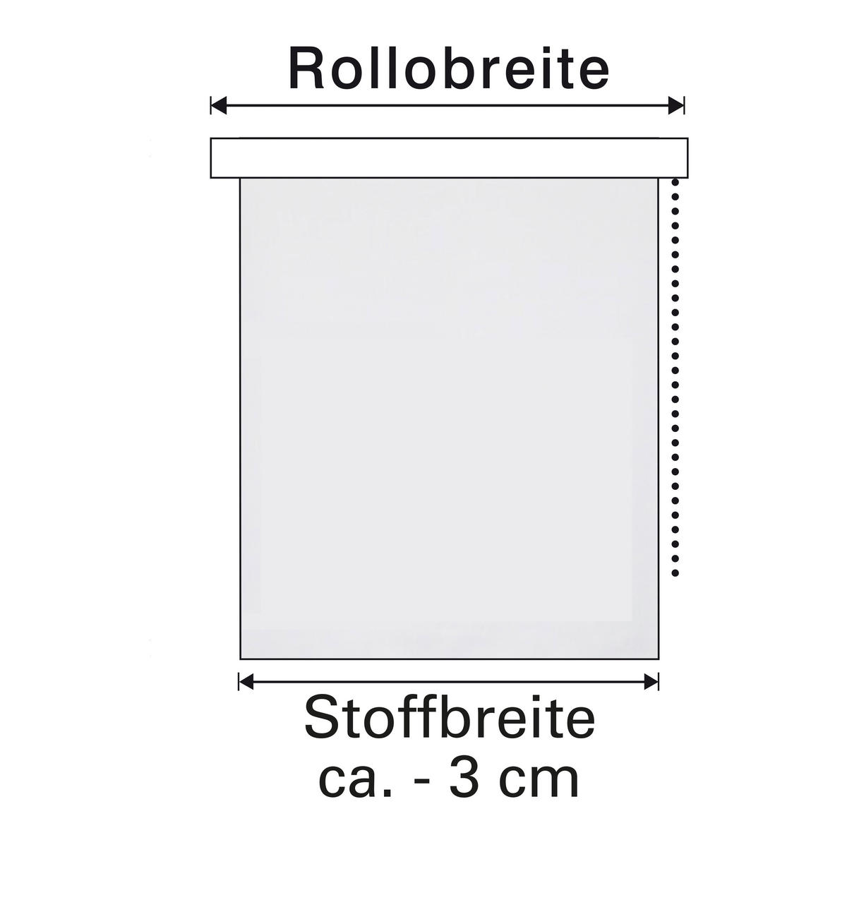 Rollo Struktur schwarz B/L: ca. 120x150 cm Struktur - schwarz (120,00/150,00cm) - Boviva