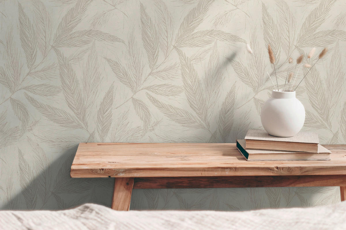 A.S.Création Vliestapete creme beige grau B/H/D: ca. 53x1005x9,3 cm Vliestapete - beige/creme (9,30/1005,00cm) - A.S.Creation