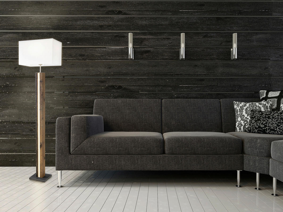 Nowa Stehleuchte 41130247 silber Metall B/H/T: ca. 40x150x27 cm E27 1 Brennstellen FOREST - silber (40,00/150,00/27,00cm) - Nowa