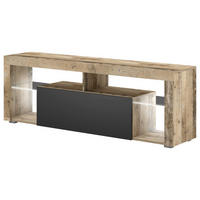 TV-Board Everest Altholz Nachbildung anthrazit B/H/T: ca. 140x50x35 cm Everest - anthrazit (140,00/50,00/35,00cm) - WIPMEB