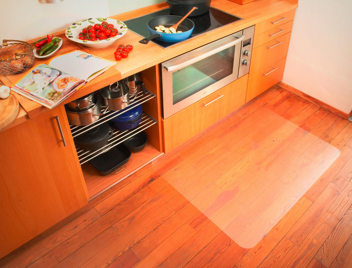 Bodenschutzmatte transparent B/L: ca. 60x80 cm Bodenschutzmatte 60x80cm - transparent (60,00/80,00cm)