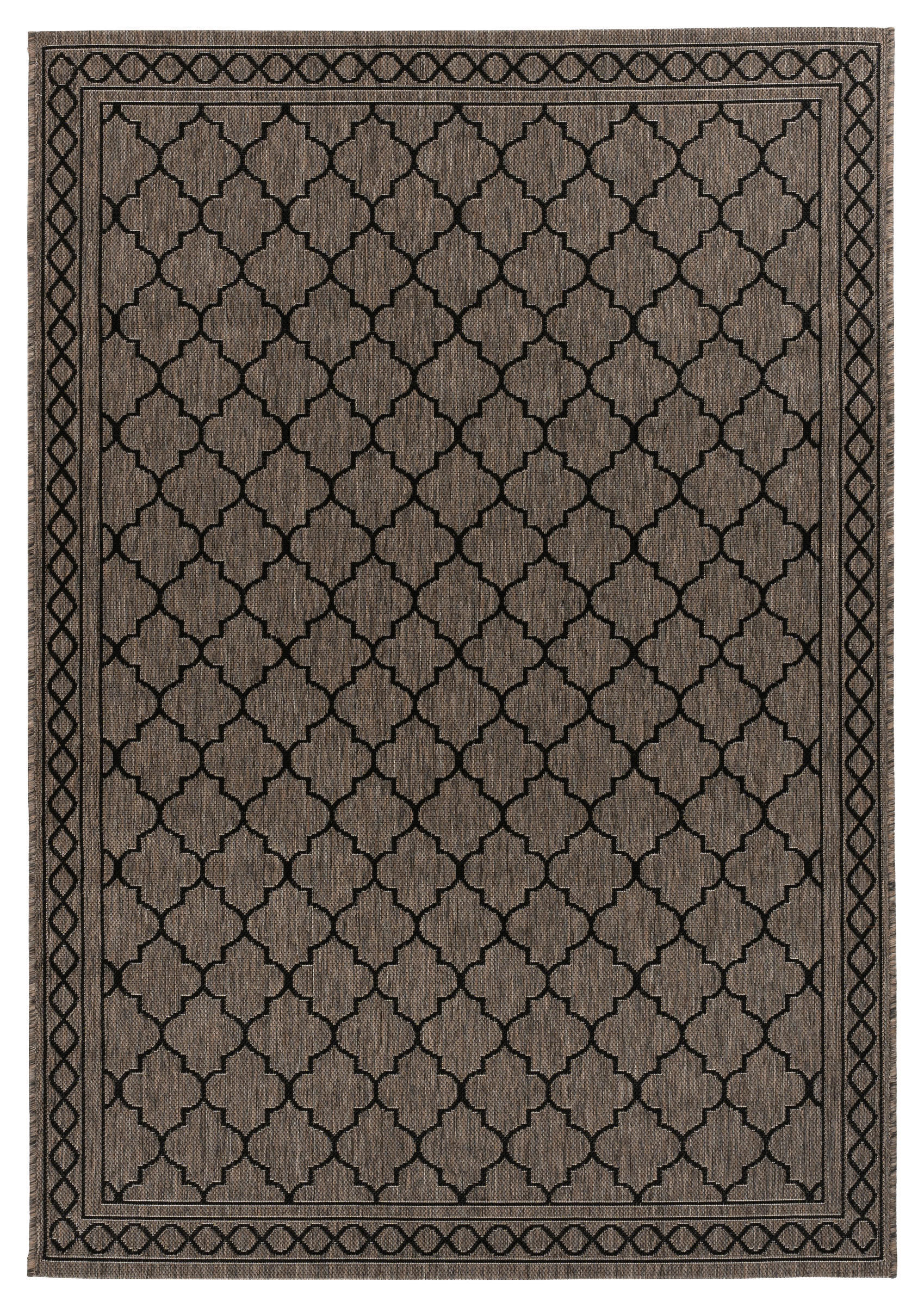 360Living Teppich Splash grau B/L: ca. 80x150 cm Splash - braun/grau (80,00/150,00cm) - 360Living