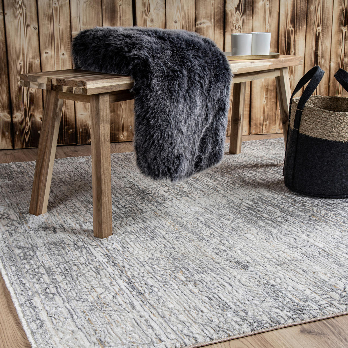 Obsession Teppich My Manaos taupe B/L: ca. 140x200 cm My Manaos - taupe (140,00/200,00cm) - Obsession