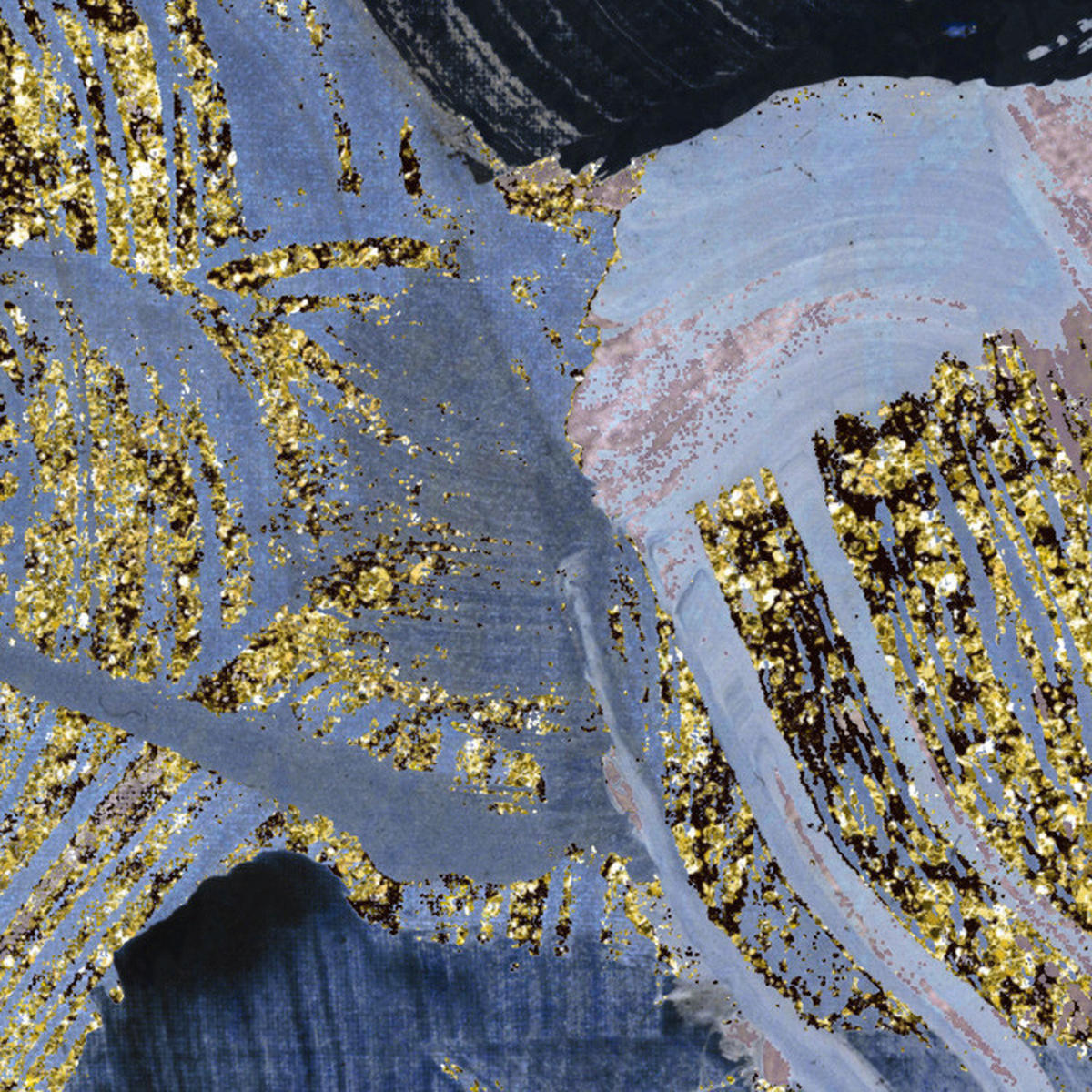 Komar Fototapete Vintage blue Garden B/L: ca. 300x250 cm Vintage blue Garden - (300,00/250,00cm) - Komar