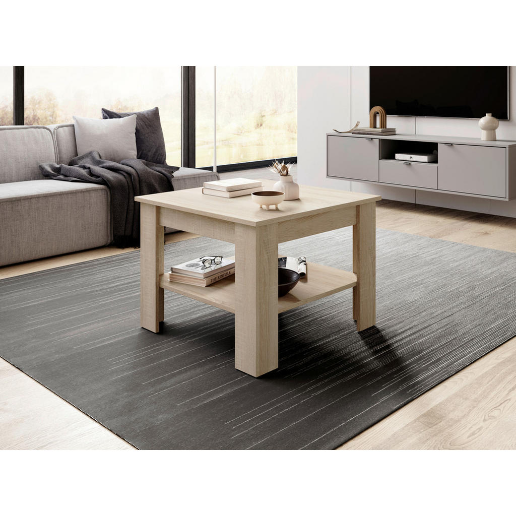 Thumbnail - Couchtisch MINI Eiche Sonoma Nachbildung B/H/T: ca. 67x50x67 cm