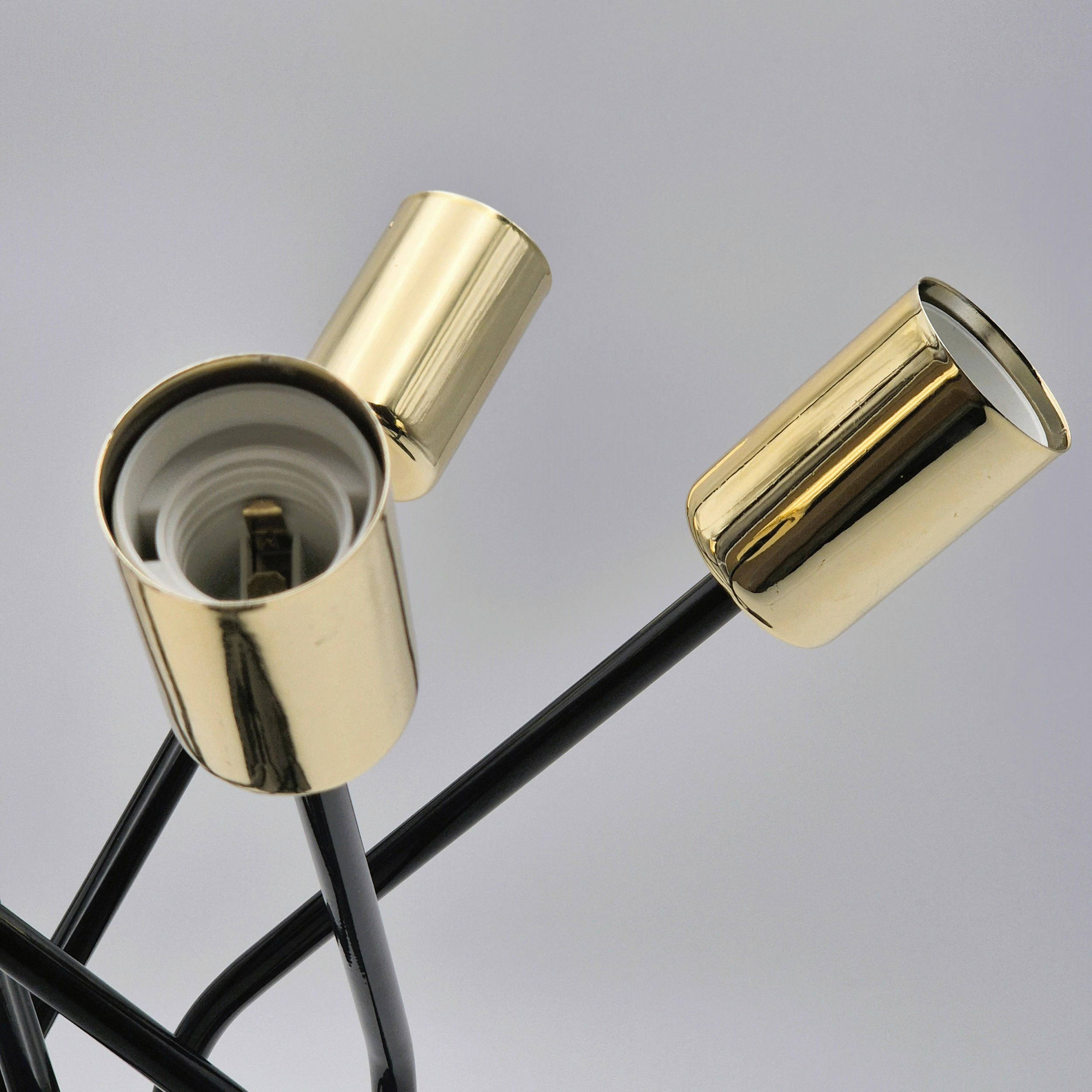 Lamkur Deckenleuchte gold Stahl B/H/L: ca. 36x34x36 cm E27 5 Brennstellen PRIYA - gold (36,00/36,00/34,00cm) - Lamkur