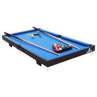 Cougar Billardtisch Mini B/H/L: ca. 64x12x118 cm Billiardtisch_Mini_Tragbar - blau/schwarz (118,00/64,00/12,00cm) - Cougar