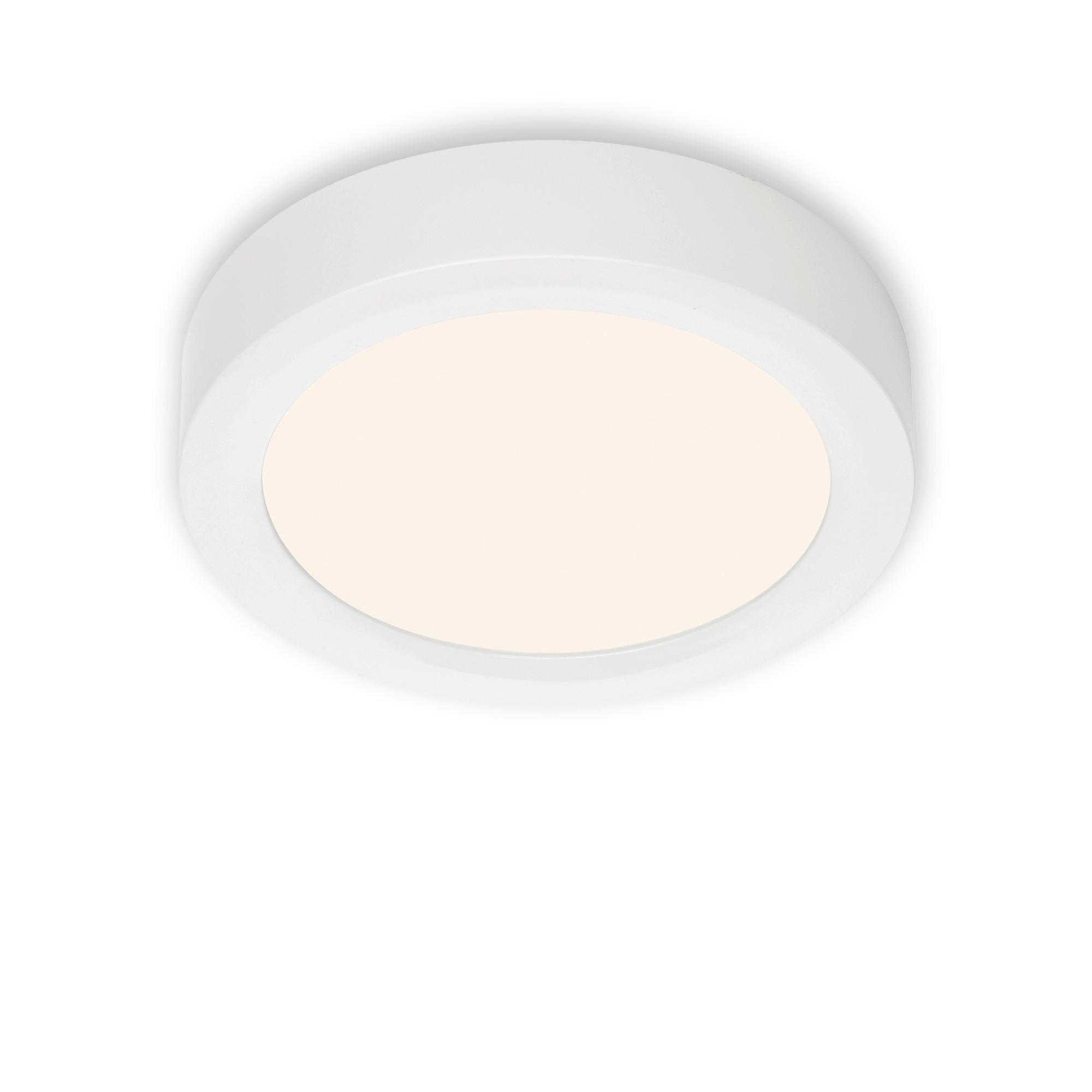 GLOBO LED-Deckenleuchte weiß Metall H/D: ca. 3,2x17 cm LED-Deckenleuchte_Fire - weiß (17,00/3,20cm) - GLOBO