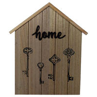 Haushaltshelfer natur Metall B/H/L: ca. 1,5x28x330 cm Schlüsselbrett_Home - natur/schwarz (330,00/1,50/28,00cm)