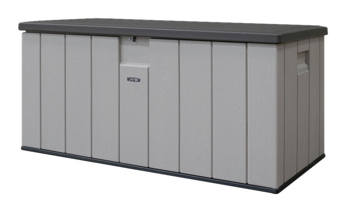 Lifetime Kissenbox 570l Lichtgrau Kunststoff B/H/L: ca. 151x70x72 cm 570l - Lichtgrau (72,00/151,00/70,00cm) - Lifetime
