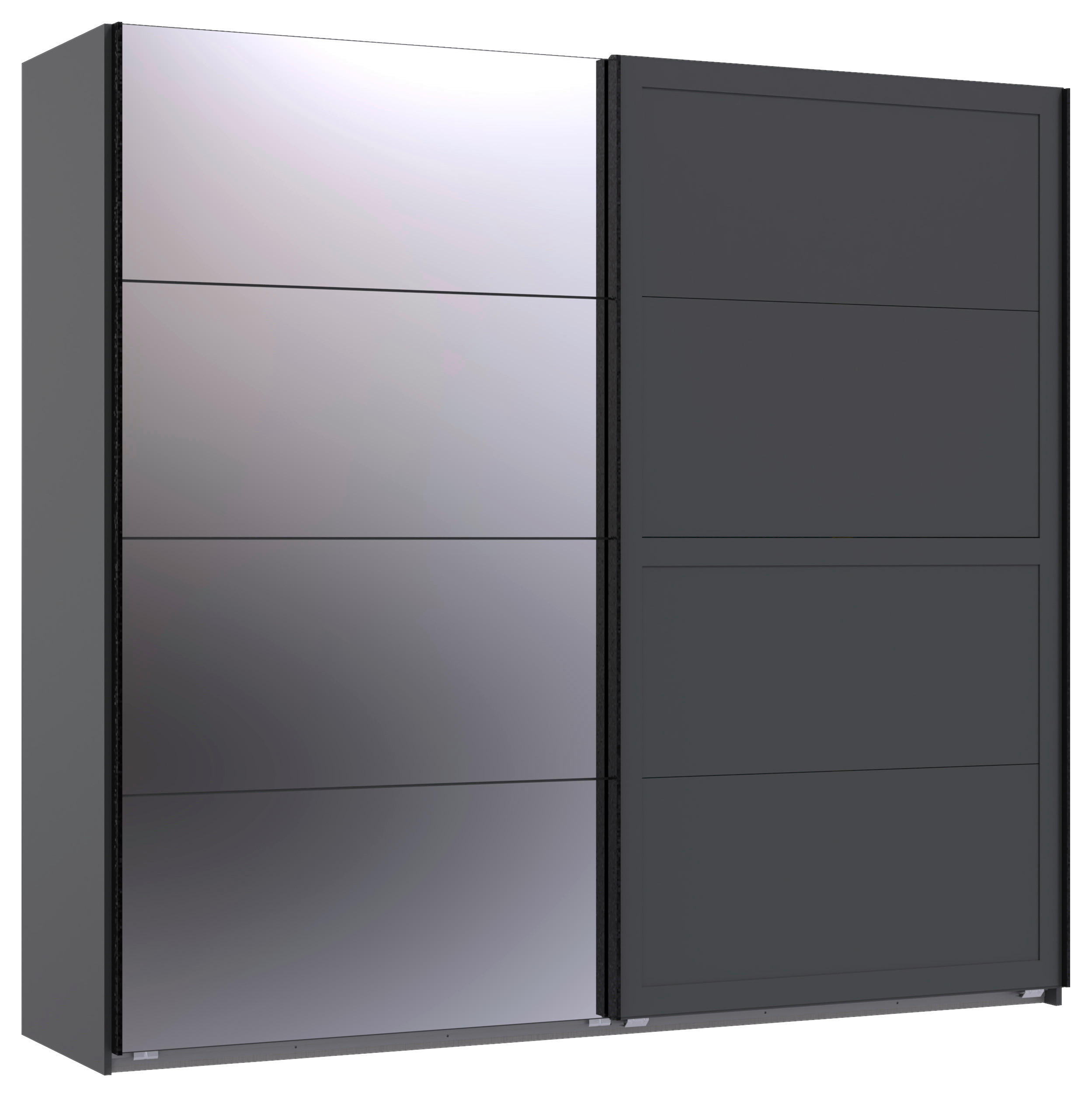 Schwebetürenschrank Chalet Graphit B/H/T: ca. 225x208x65 cm Chalet - Graphit (225,00/208,00/65,00cm)