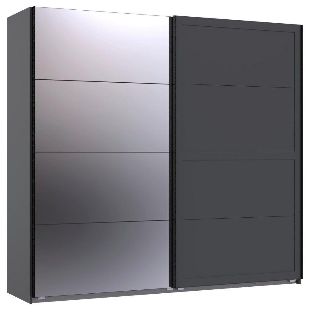 Thumbnail - Schwebetürenschrank Chalet Graphit B/H/T: ca. 225x208x65 cm