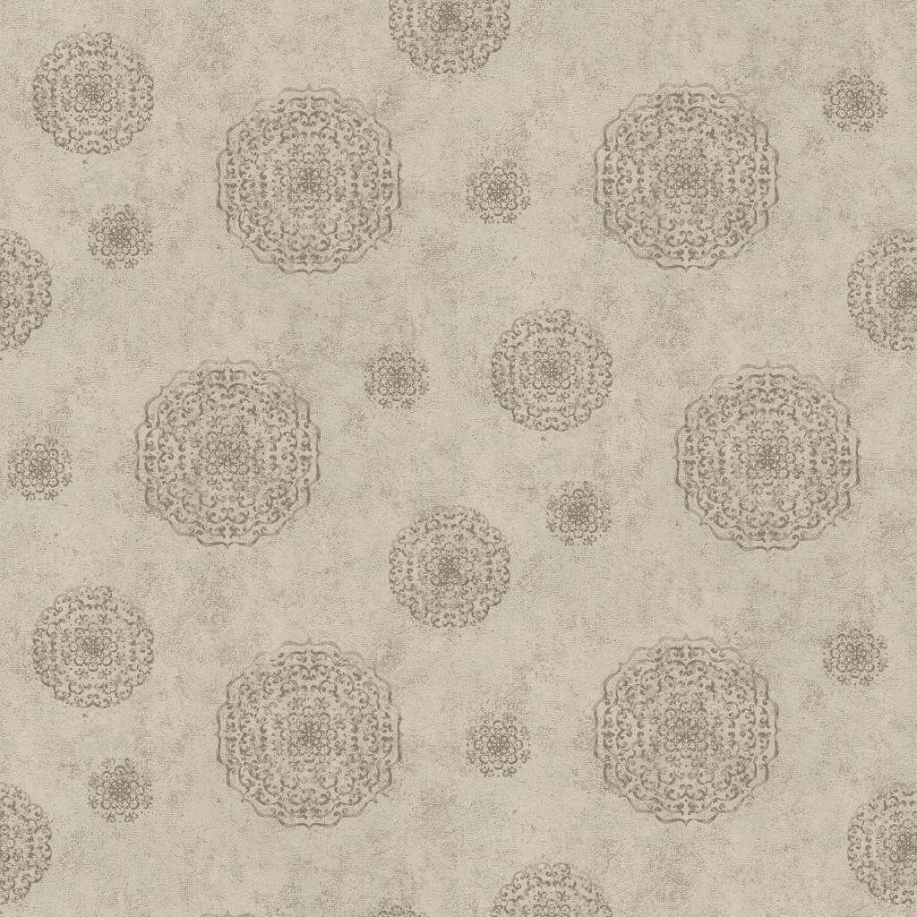 Thumbnail - Rasch Vliestapete Ornament beige gold B/L: ca. 53x1005 cm