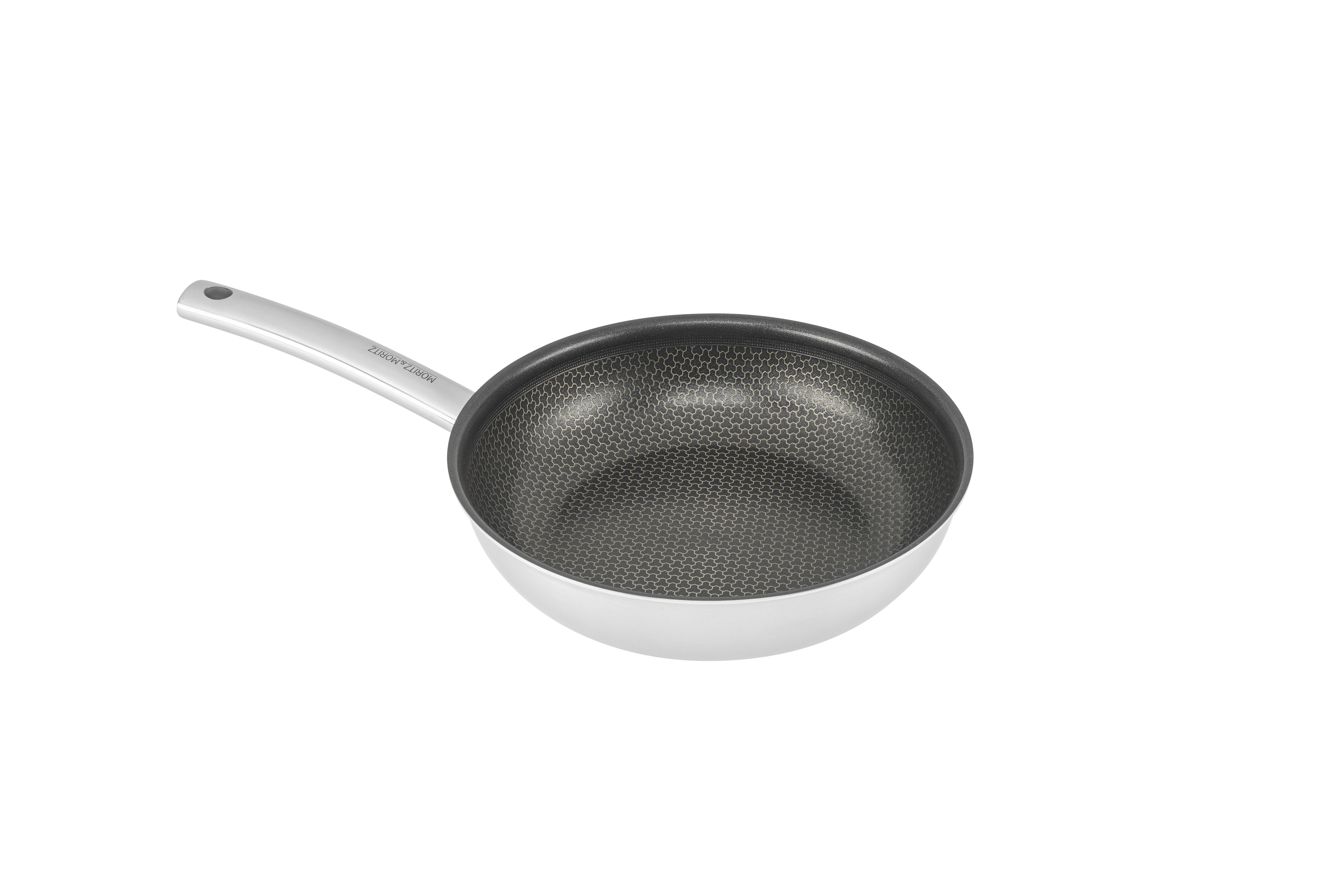 Moritz & Moritz Pfanne silber Edelstahl Pfanne 24cm - silber - Moritz & Moritz