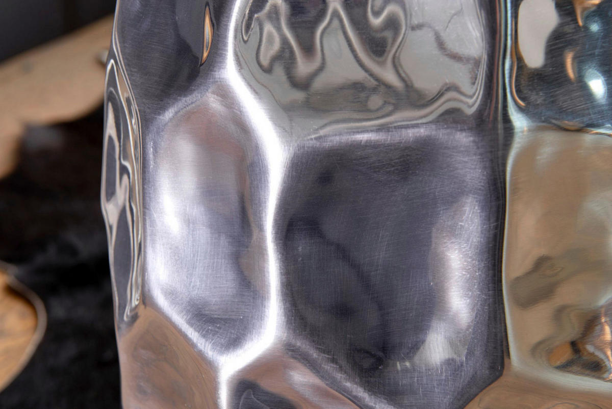 Beistelltisch Aluminium B/H/T: ca. 30x47x30 cm Beistelltisch - (30,00/47,00/30,00cm) - Wohnling