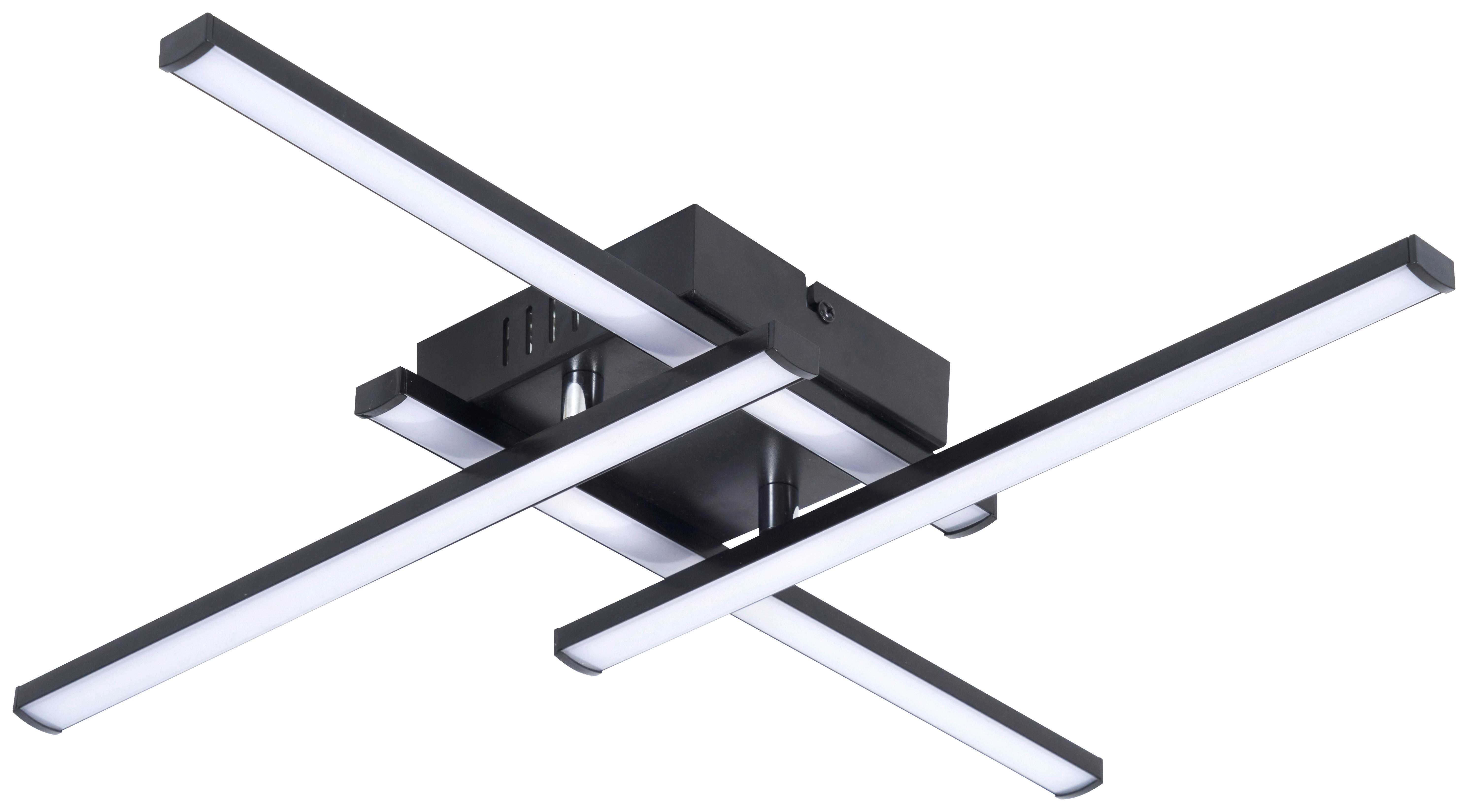 POCOline LED-Deckenleuchte schwarz Kunststoff B/H/L: ca. 51x6x51 cm LED-Deckenleuchte_Cleo - schwarz (51,00/51,00/6,00cm) - POCOline