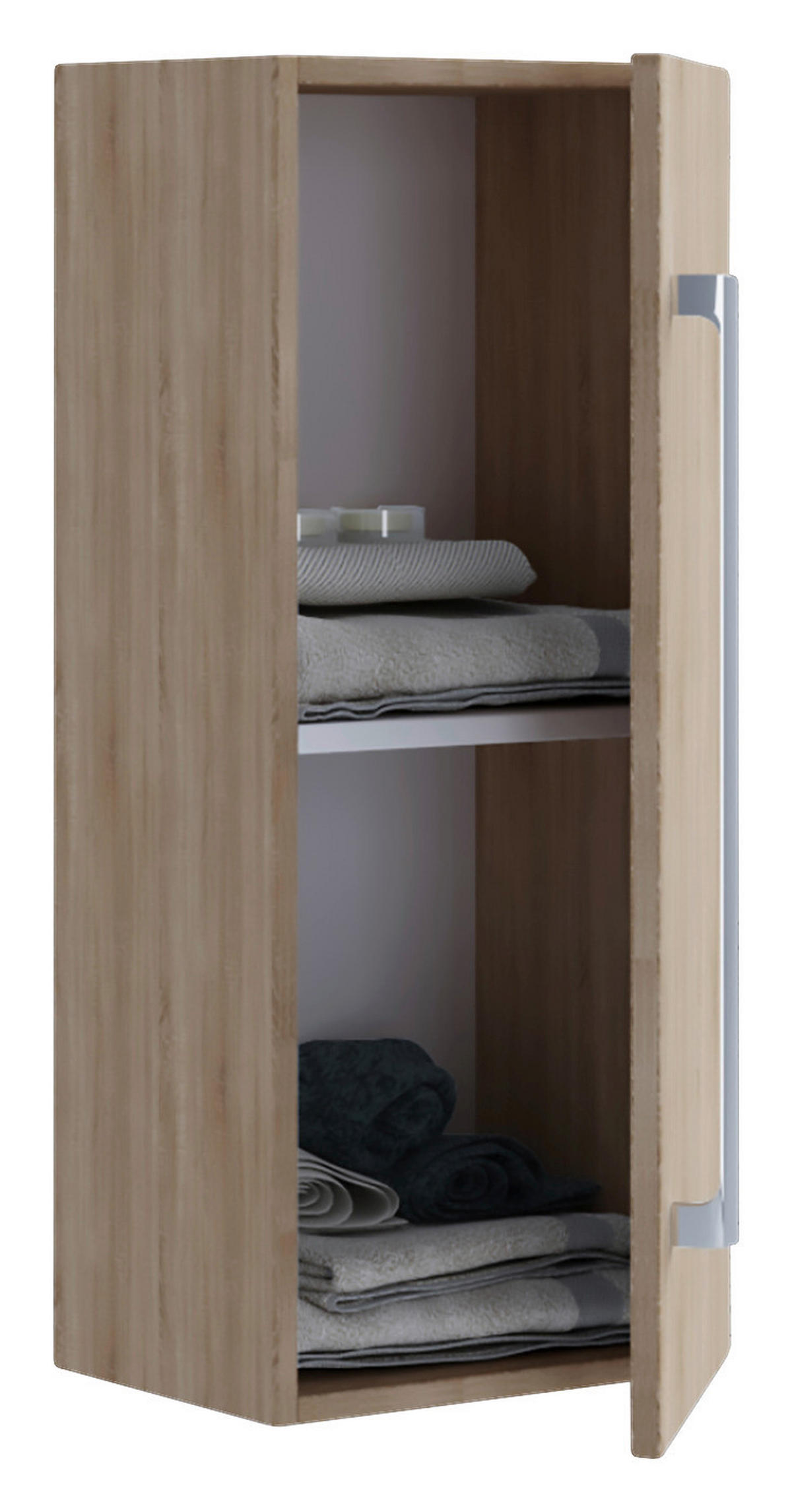 Midischrank Badinos Eiche Sonoma Nachbildung B/H/T: ca. 33x75x22 cm Badinos - Eiche (33,00/75,00/22,00cm) - VCM Möbel