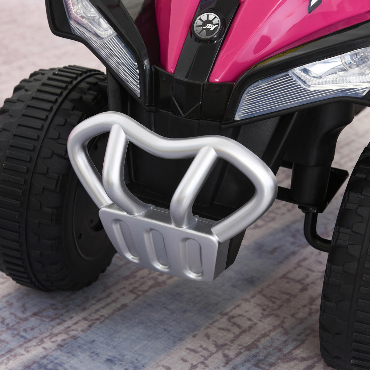 HOMCOM Kinder-Rutschfahrzeug B/H/L: ca. 38x44x67,5 cm Rutschfahrzeug - rosa (67,50/38,00/44,00cm) - HOMCOM