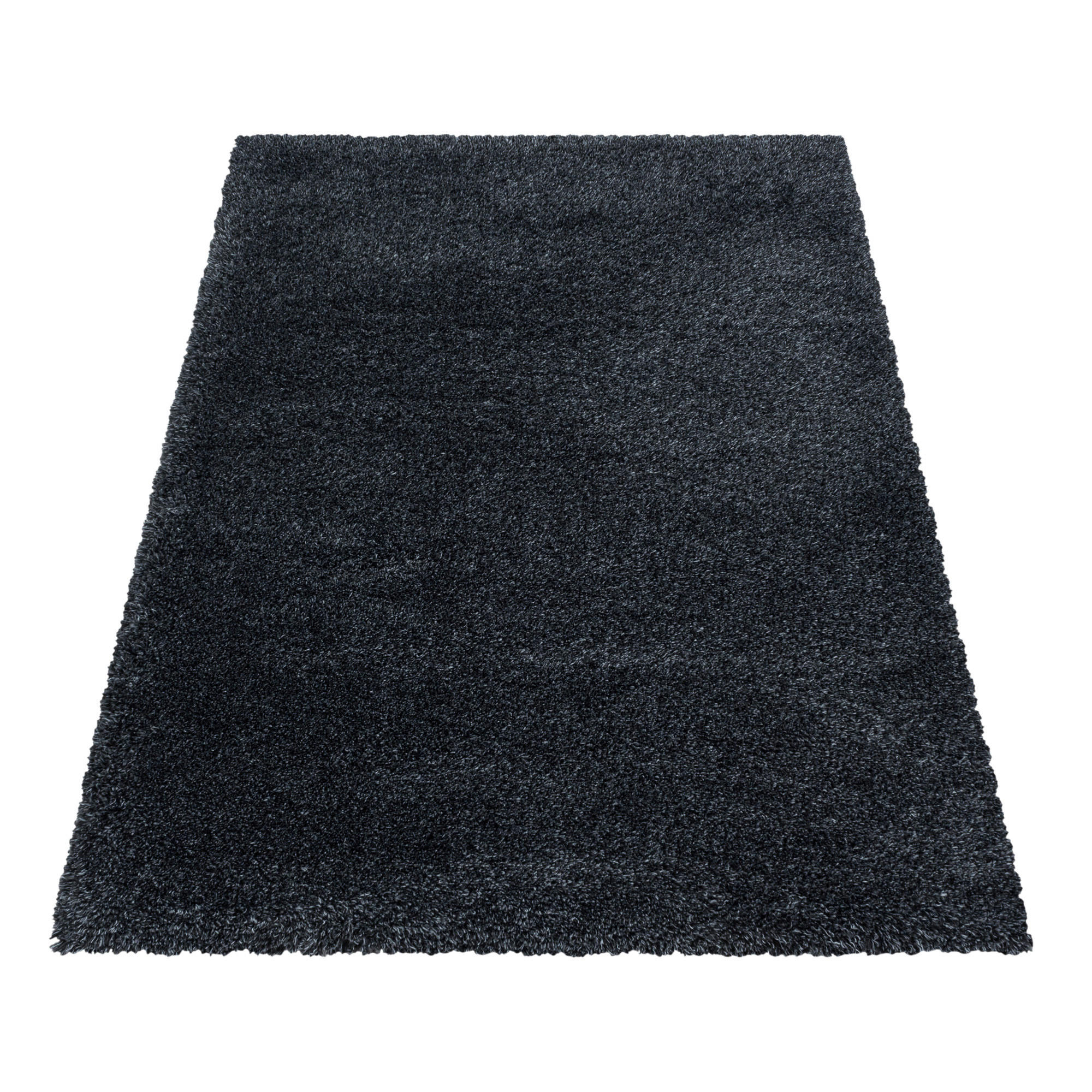 Ayyildiz Teppich FLUFFY anthrazit B/L: ca. 60x110 cm FLUFFY - anthrazit (60,00/110,00cm) - Ayyildiz