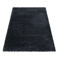 Ayyildiz Teppich FLUFFY anthrazit B/L: ca. 140x200 cm FLUFFY - anthrazit (140,00/200,00cm) - Ayyildiz