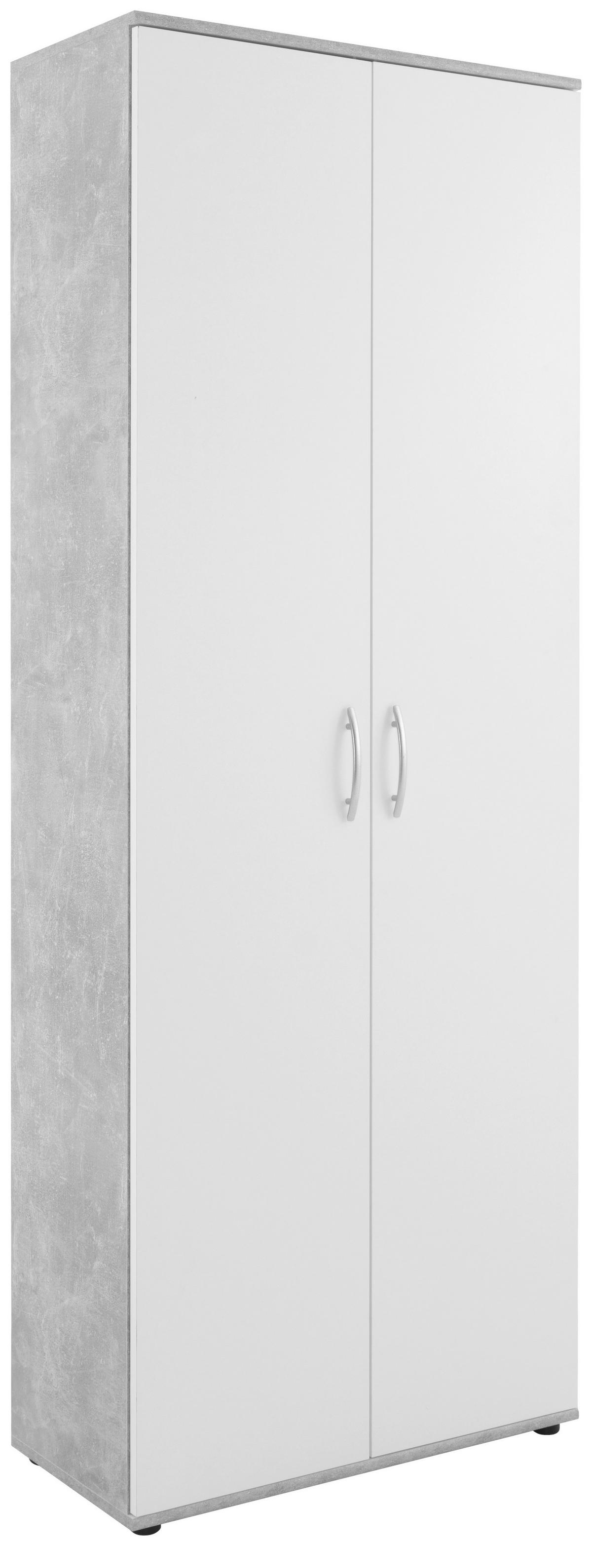 Mehrzweckschrank Andy 3 Beton Optik weiß ca. B/H/T: ▷ kaufen POCO cm 70x187x34 online bei