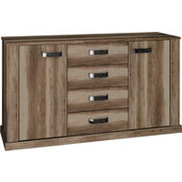 Sideboard Aalborg Oak Monument Nachbildung Spanplatte B/H/T: ca. 159x86x40 cm Aalborg - Oak (159,00/86,00/40,00cm)