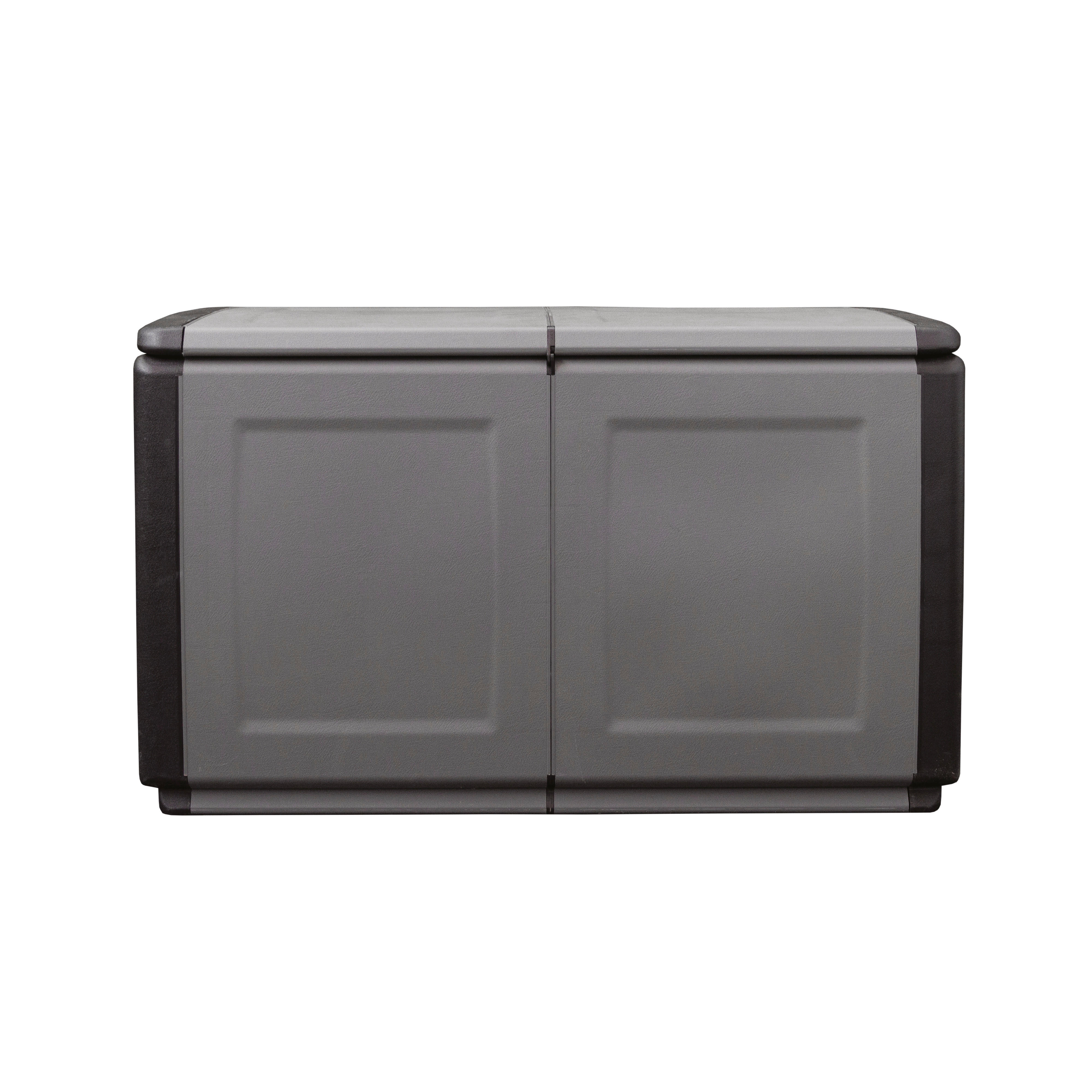 Artplast Multibox Cubo schwarz B/H/L: ca. 53x57x96 cm Cubo - schwarz/dunkelgrau (96,00/53,00/57,00cm) - ArtPlast