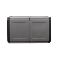 Artplast Multibox Cubo schwarz B/H/L: ca. 53x57x96 cm Cubo - schwarz/dunkelgrau (96,00/53,00/57,00cm) - Artplast