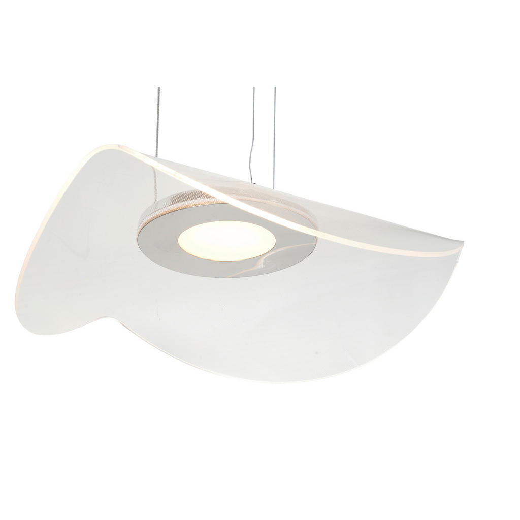 Thumbnail - POCOline LED-Pendelleuchte silber Acryl H/D: ca. 120x48 cm