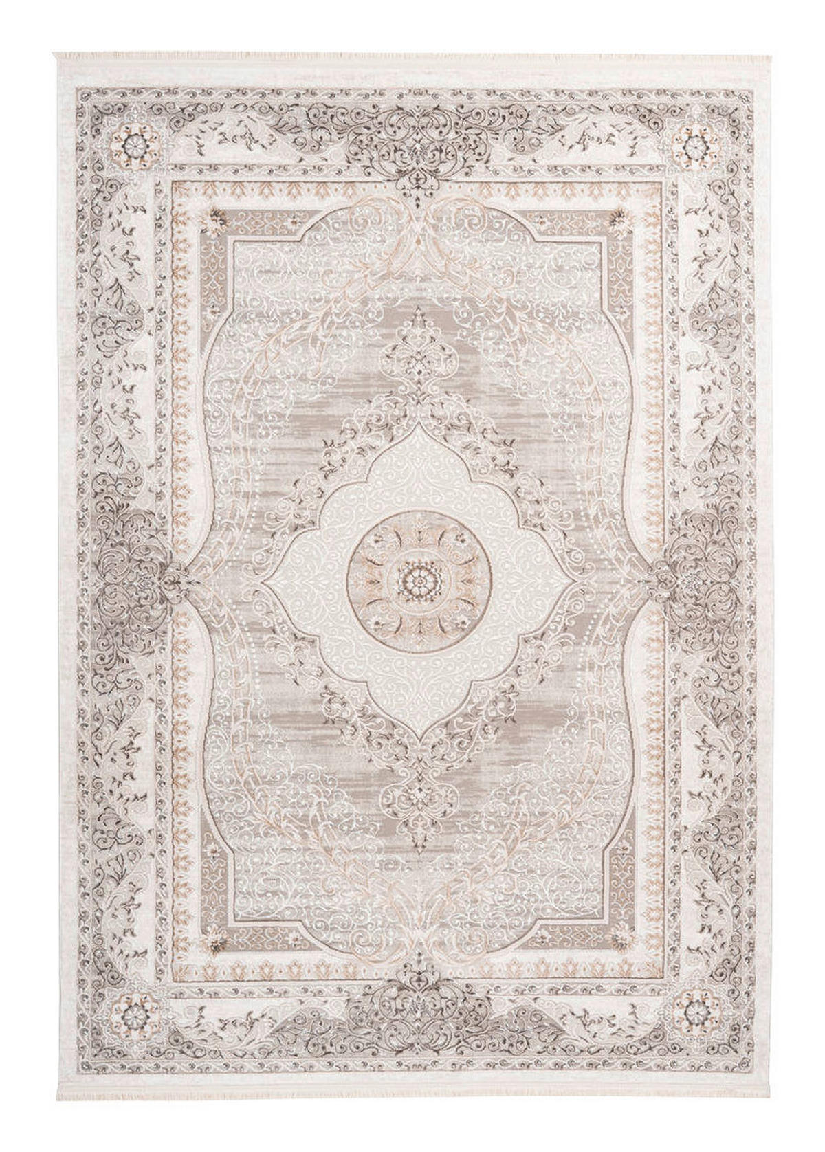 360Living Teppich Akropolis grau B/L: ca. 80x150 cm Akropolis - silber/grau (80,00/150,00cm) - 360Living