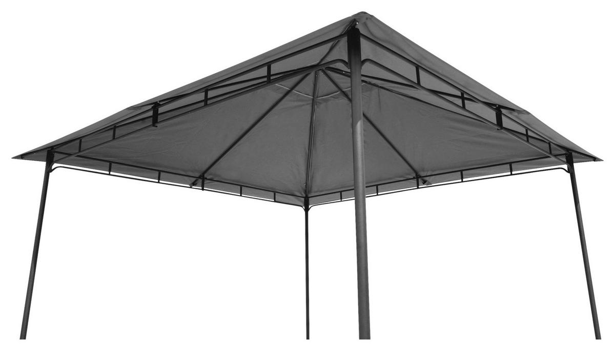 Grasekamp Pavillon Rimini Flex grau Stahl B/H/L: ca. 300x263x300 cm Rimini Flex - grau (300,00/300,00/263,00cm) - Grasekamp