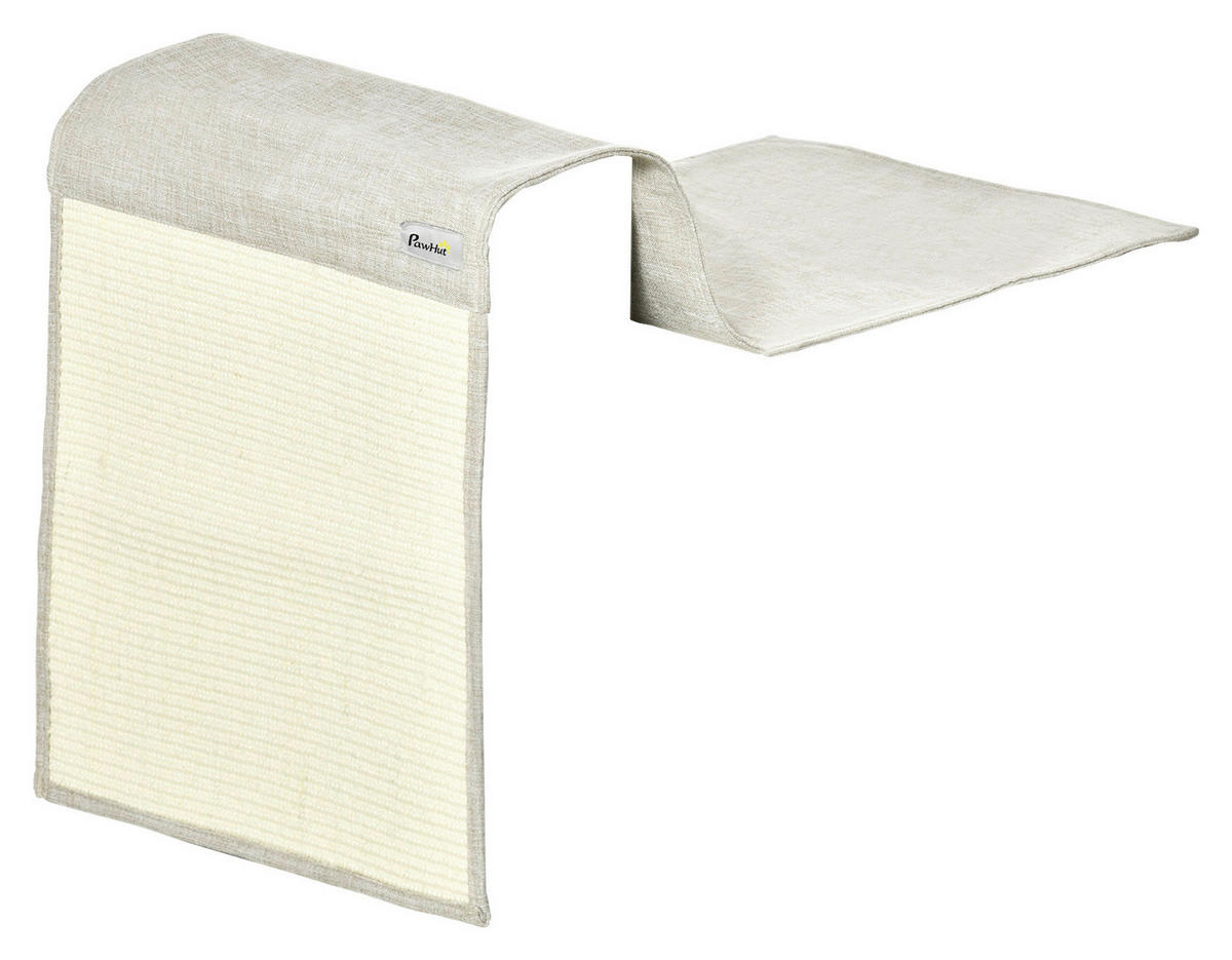 PawHut Tier-Zubehör grau Polypropylen B/H/L: ca. 45x130x0,3 cm Kratzebrett - beige/grau (0,30/45,00/130,00cm) - PawHut