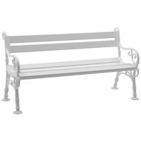 Blome-Tillmann Gartenbank Linderhof weiß Kunststoff B/H/L: ca. 160x85x60 cm Linderhof - weiß (60,00/160,00/85,00cm) - Blome-Tillmann