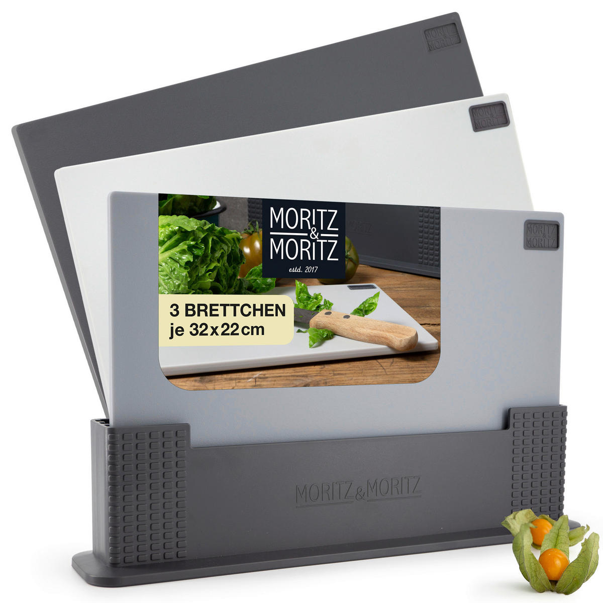 Moritz & Moritz Schneidbrettset Schneidbrett_3erSet - multicolor - Moritz & Moritz