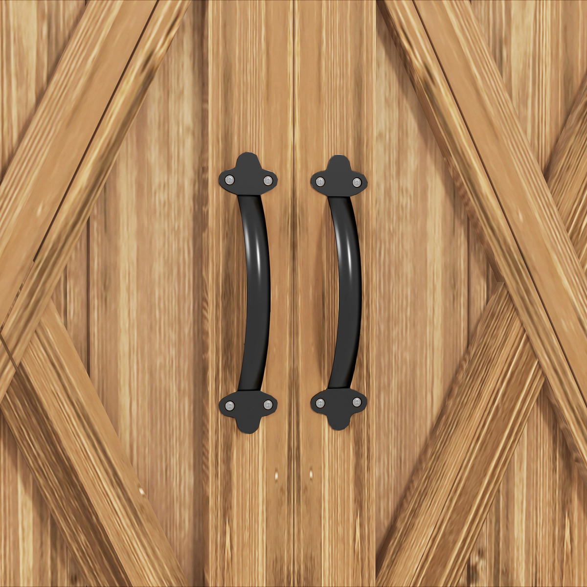 Outsunny Gartenschuppen braun Holz B/H/L: ca. 55x72x77 cm Gartenschuppen - braun (77,00/55,00/72,00cm) - Outsunny