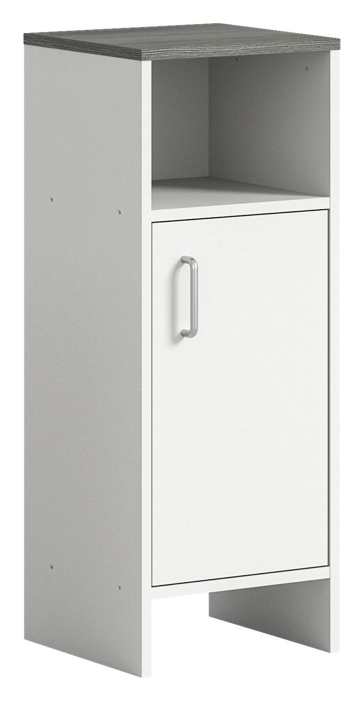 Schrank LOS ANGELES weiß B/H/T: ca. 33x80x31 cm LOS ANGELES - weiß (33,00/80,00/31,00cm) - xonox.home
