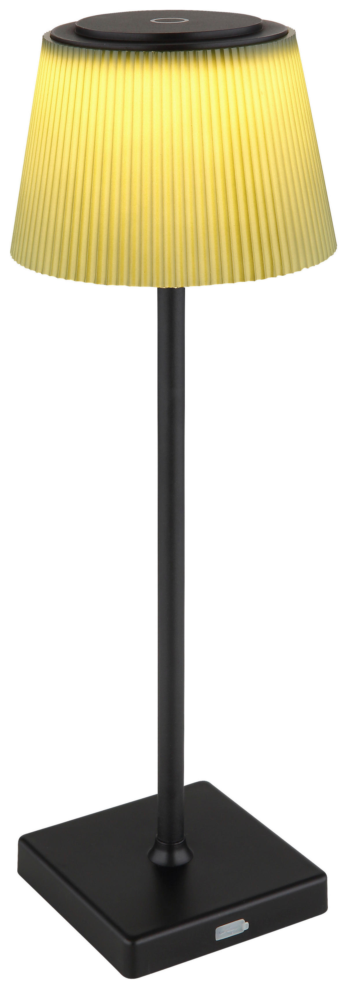 GLOBO LED-Tischleuchte braun mattschwarz Metall Kunststoff H/D: ca. 38x13 cm GREGOIR - braun/mattschwarz (13,00/38,00cm) - GLOBO