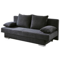 Schlafsofa Grenoble anthrazit B/H/T: ca. 190x80x50 cm Grenoble - Chrom/anthrazit (190,00/80,00/50,00cm)