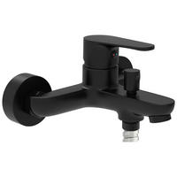 Armaturen schwarz Wannenarmatur_Claudio schwarz - schwarz (21,60/13,80/15,80cm) - EISL
