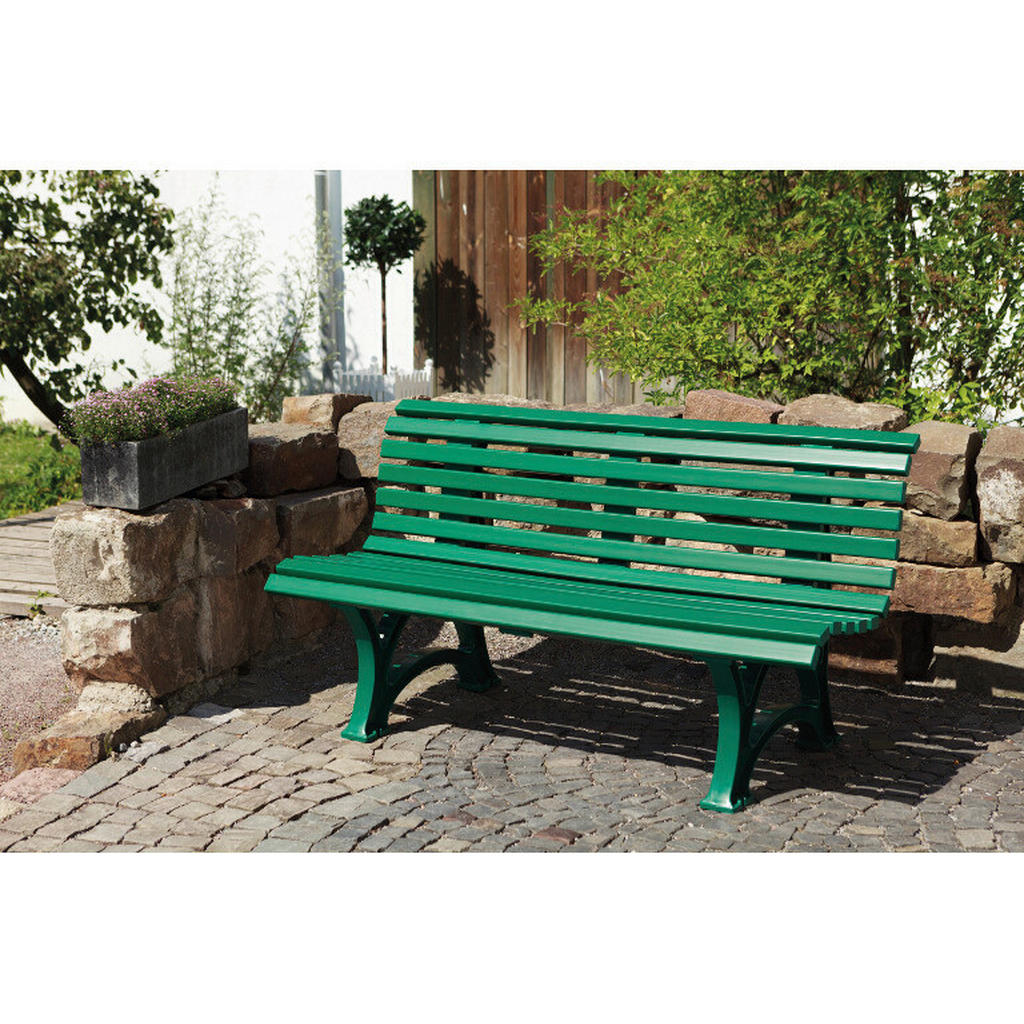 Blome Sitzbank Helgoland grün Kunststof... Blome Sitzbank Helgoland grün Kunststof...